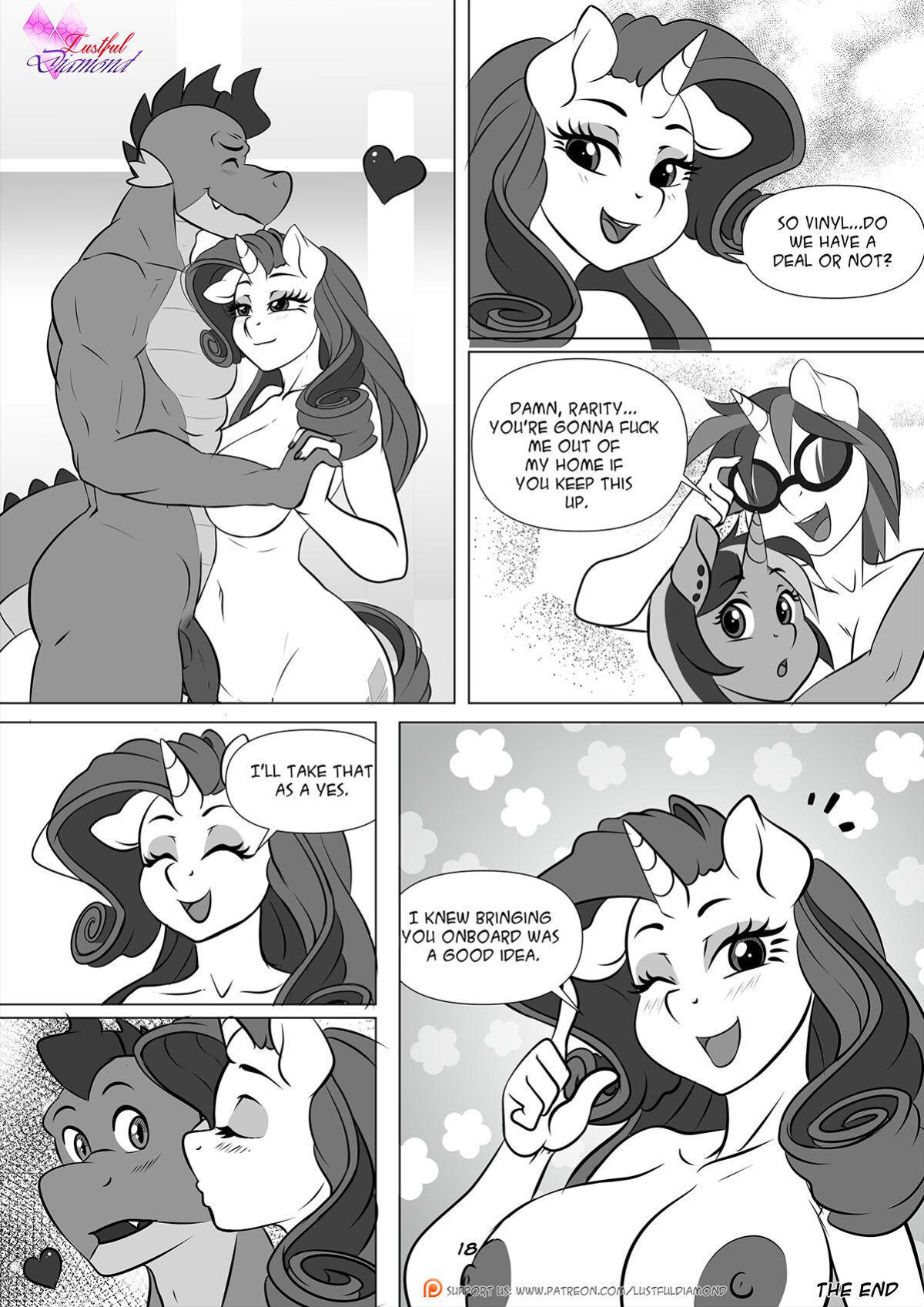 [Pia-Sama] Lustful Diamond - In the Pool (My Little Pony: Friendship is Magic)