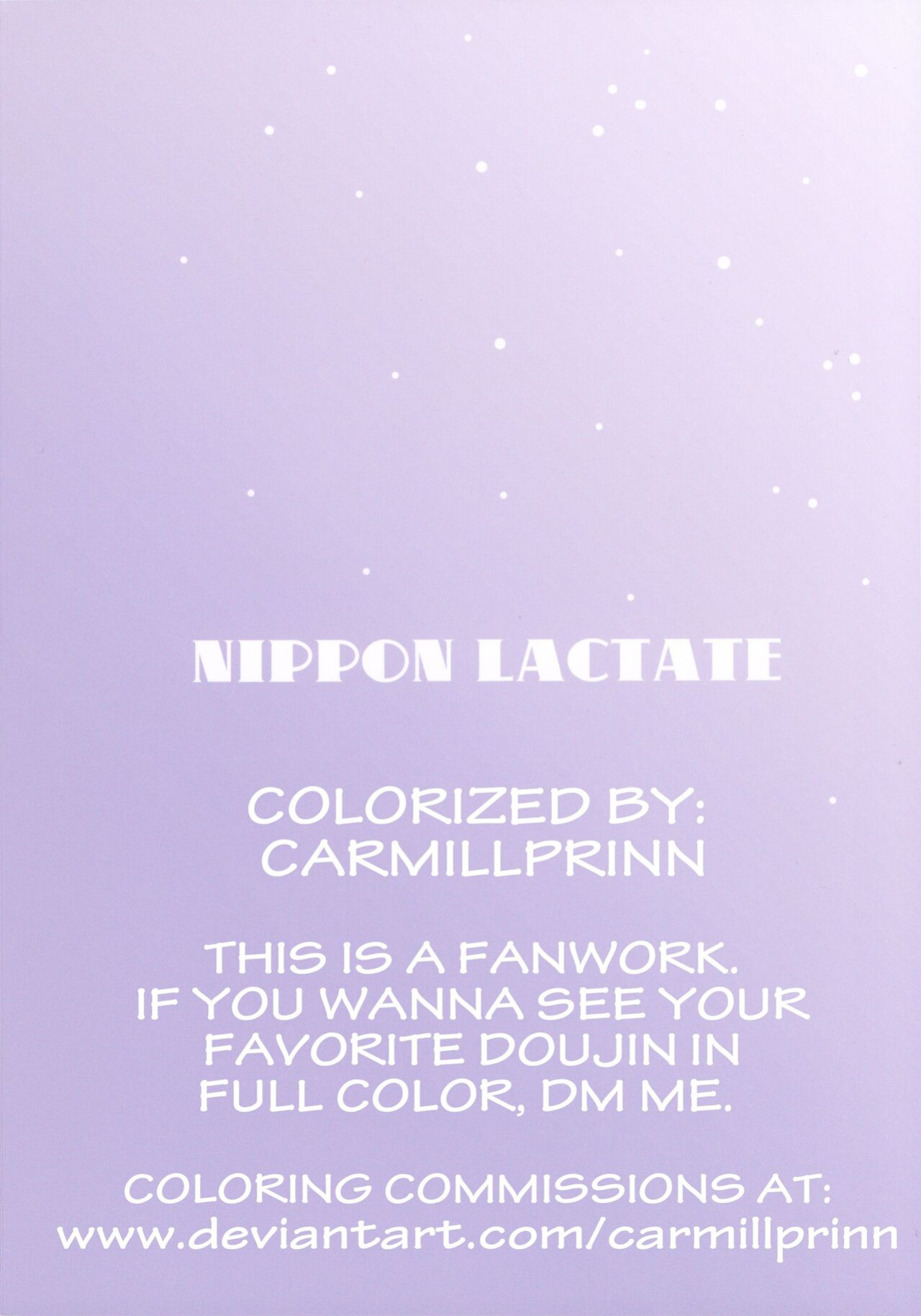 (C94) [Niku Ringo (Kakugari Kyoudai)] NIPPON LACTATE [bewbs666] [Colorized]