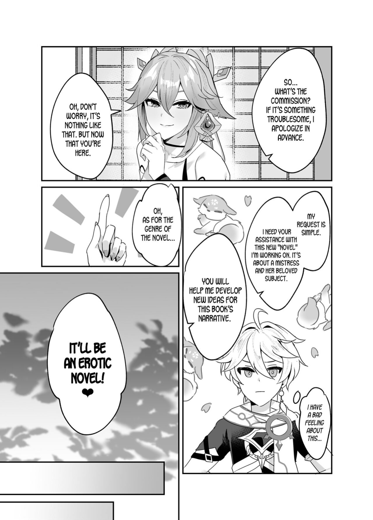 [Maruanzutei (Maruco)] Guuji-sama no Omou Mama | As Guuji-sama wishes (Genshin Impact) [LunaticSeibah]