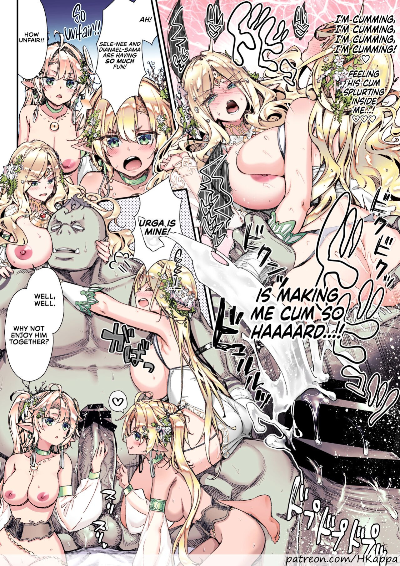 [Ichinose Land] Oideyo! Midarana Elf no Mori | Come to the Forest of the Lewd Elves! [RedLantern] [Colorized]