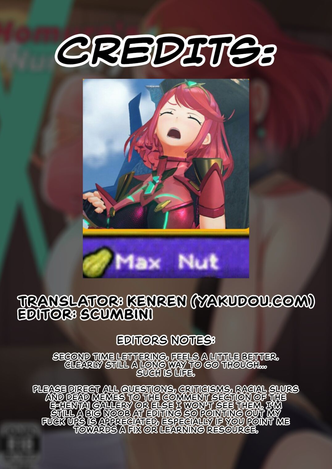 (COMIC1☆15) [Starmine18 (HANABi)] Homura Hoikuen | Homura's Nursery (Xenoblade Chronicles 2) [Kenren]