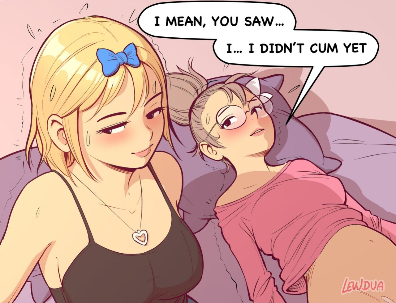 [Lewdua] Karen showing Nessie the truth (Hairy)