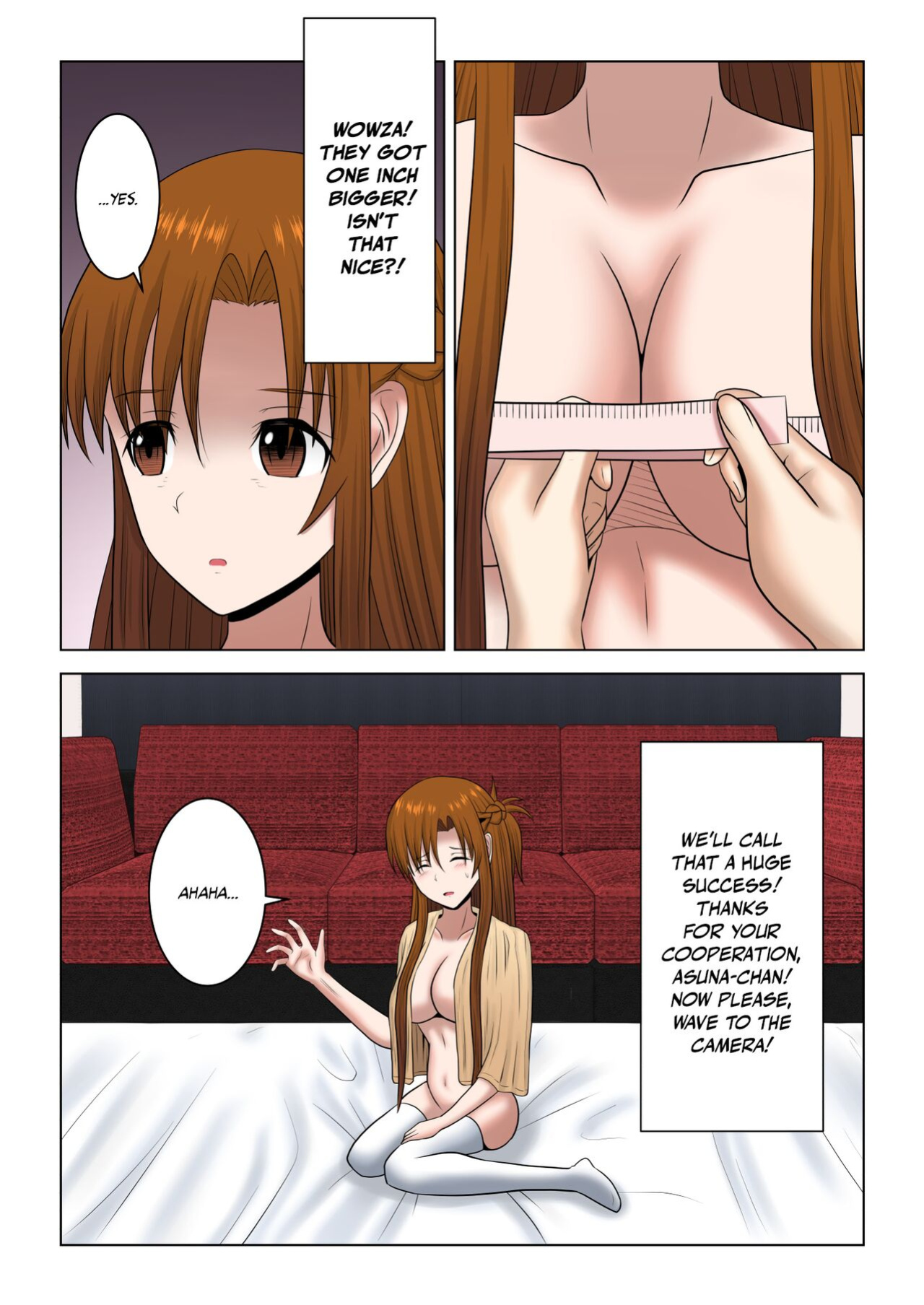 [Atelier Fujimiya (Fujimiya Siryu)] Machigatte Shirouto Mono AV ni Shutsuen Shichatte Netorareta Senkou-san (Sword Art Online) [Colorized] [Team Rabu2] [SPDSD]