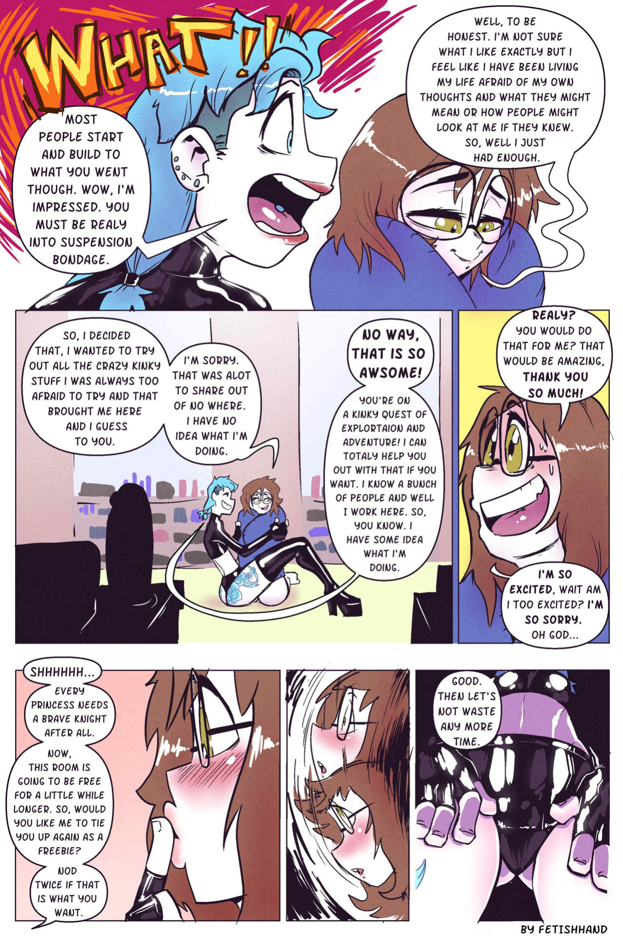 Fetishhand: Try Out 01 comic