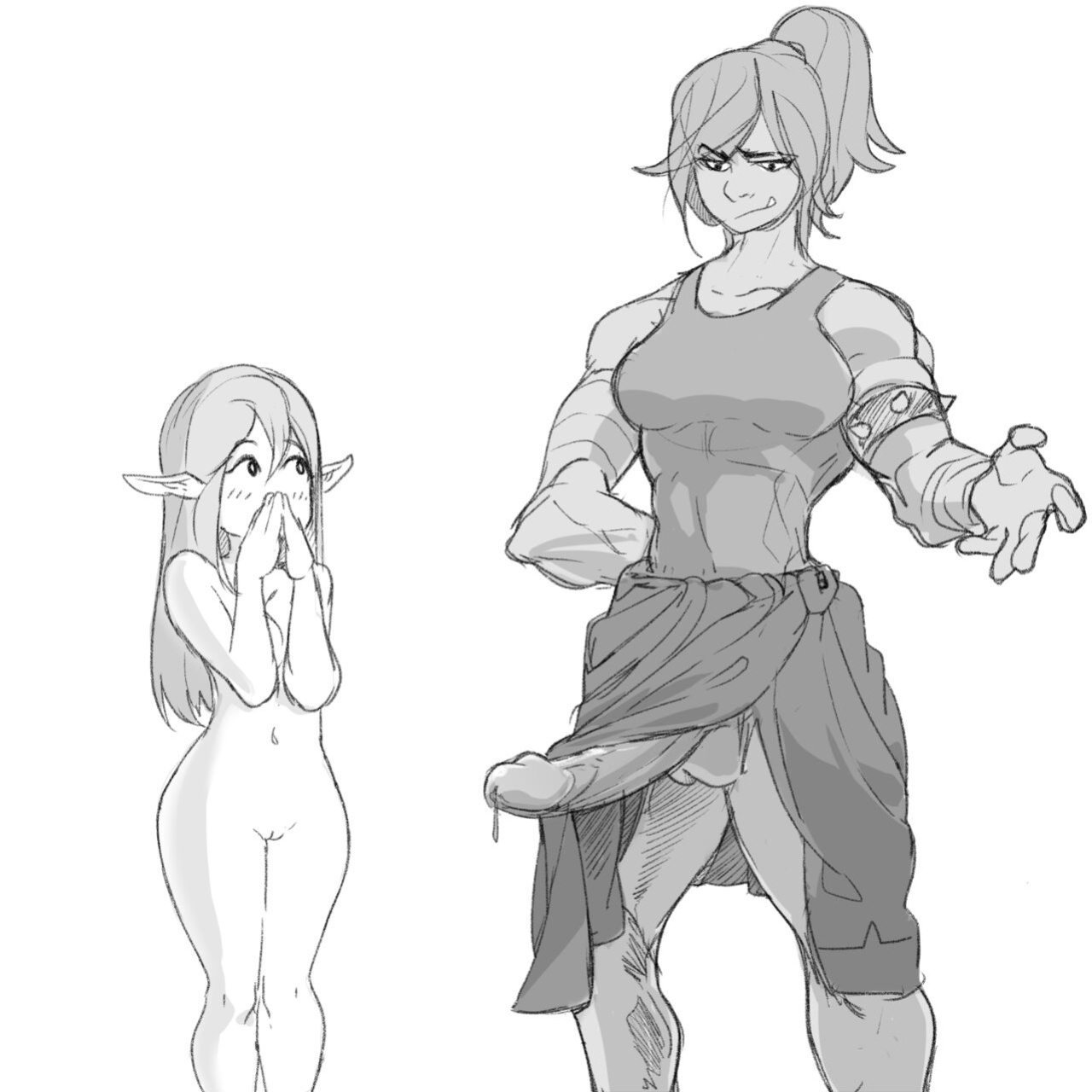 [Creejo] Futa Orc & The Elf