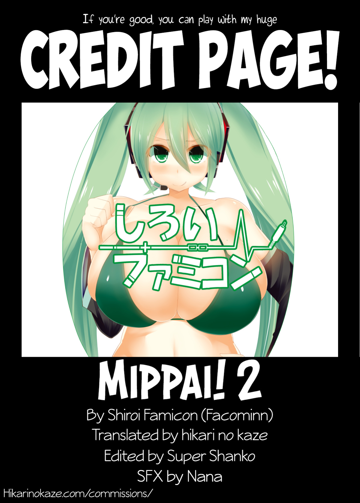[Shiroi Famicon (Facominn)] Mippai 2 (VOCALOID) [Hikarinokaze]