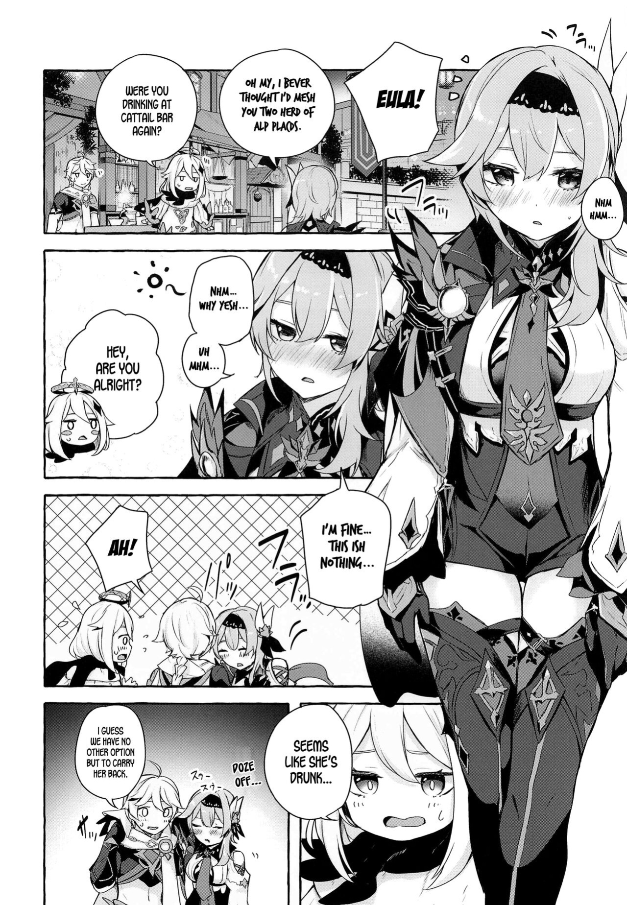 (C100) [Sawaraya Shoten (Sahara Gensei)] Eula's Melting Reaction (Genshin Impact) [LunaticSeibah]