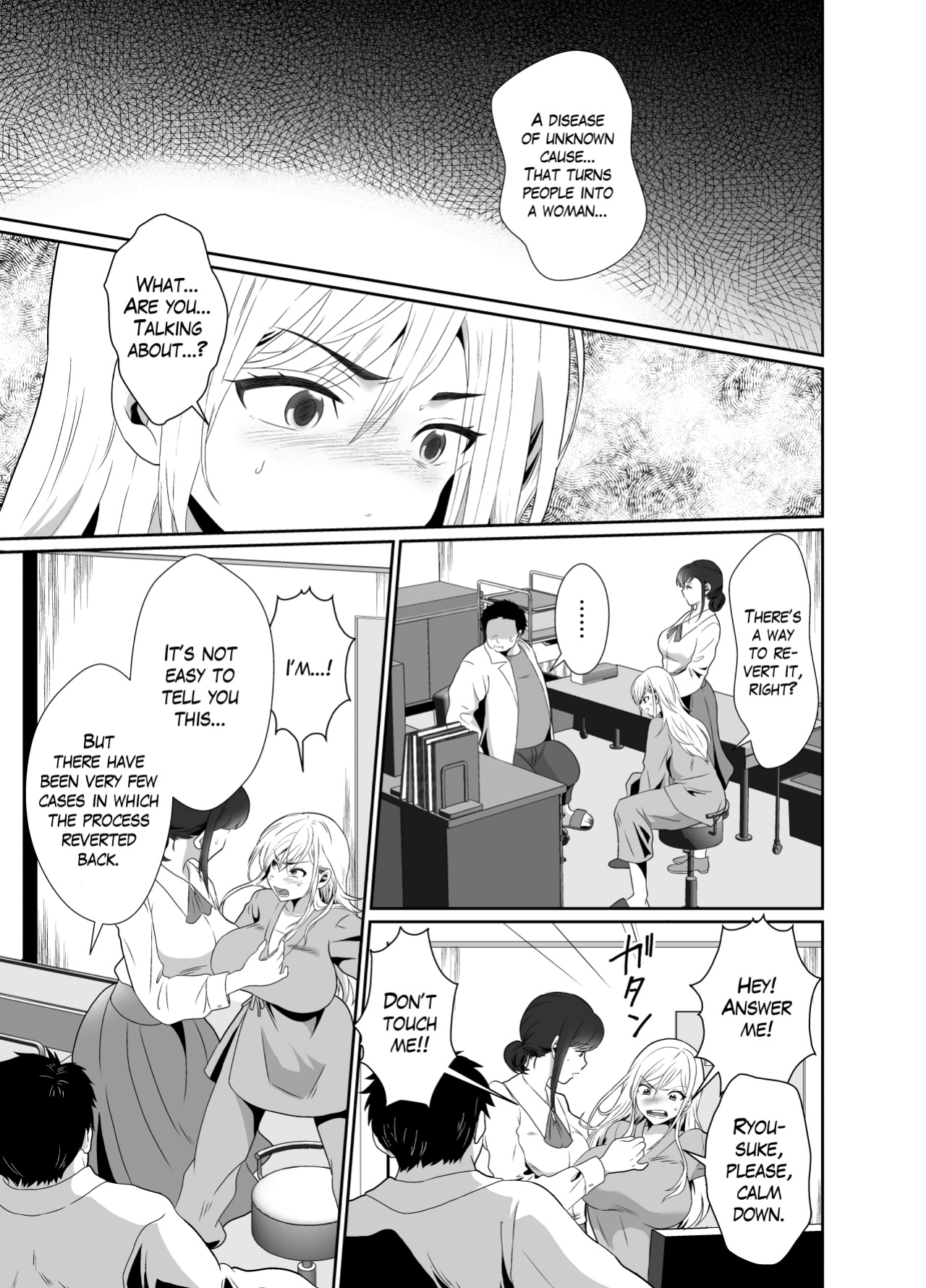 [Kinokko (Taguchi Monyata)] Uwakisyou no Otto ni Seitenkan Kusuri o Nomase Tsuzuketa Kekka | The Results of Making my Adulterous Husband Continuously Drink a Gender-Bending Drug [Blavatsky Project]
