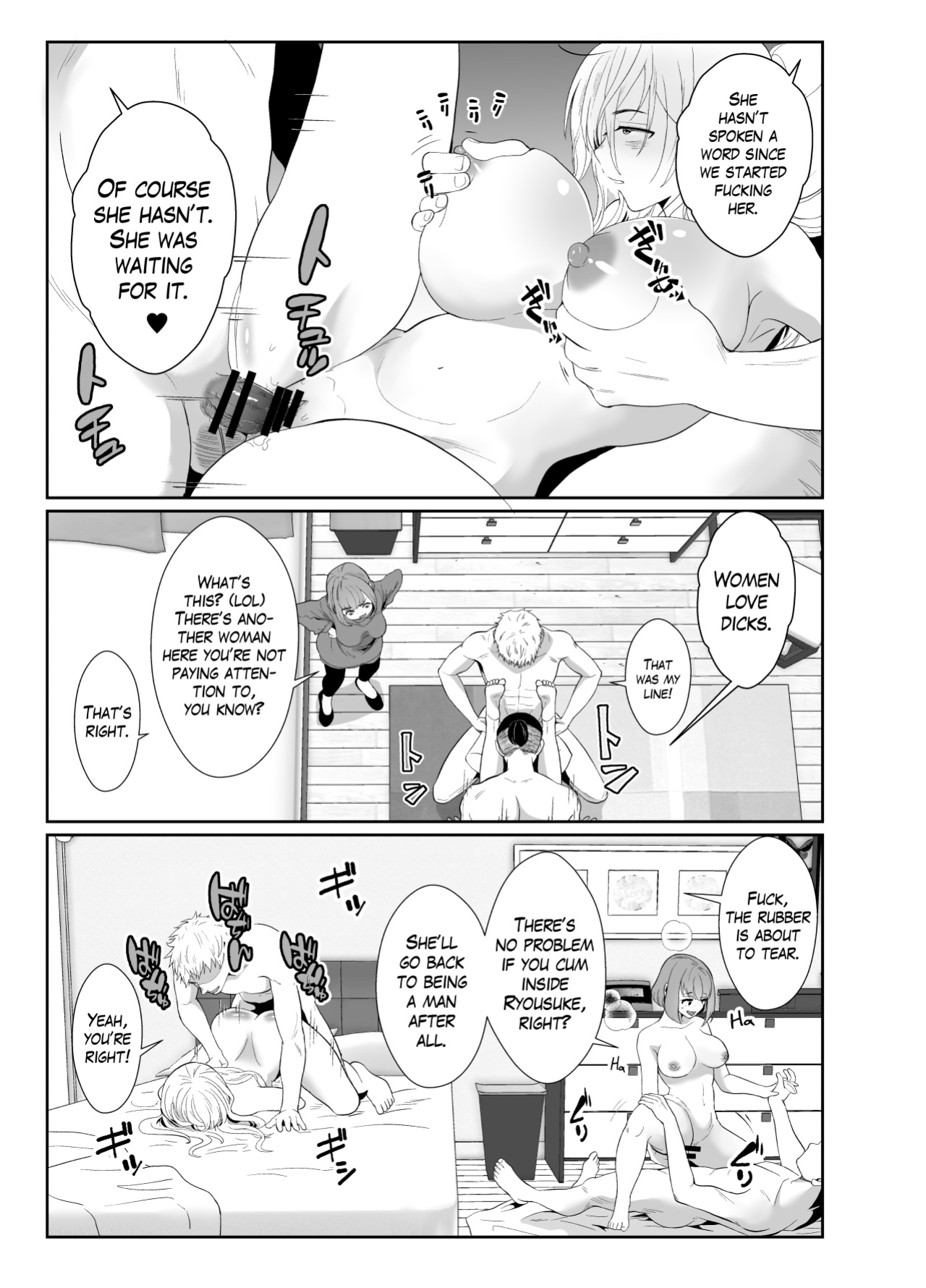 [Kinokko (Taguchi Monyata)] Uwakisyou no Otto ni Seitenkan Kusuri o Nomase Tsuzuketa Kekka | The Results of Making my Adulterous Husband Continuously Drink a Gender-Bending Drug [Blavatsky Project]
