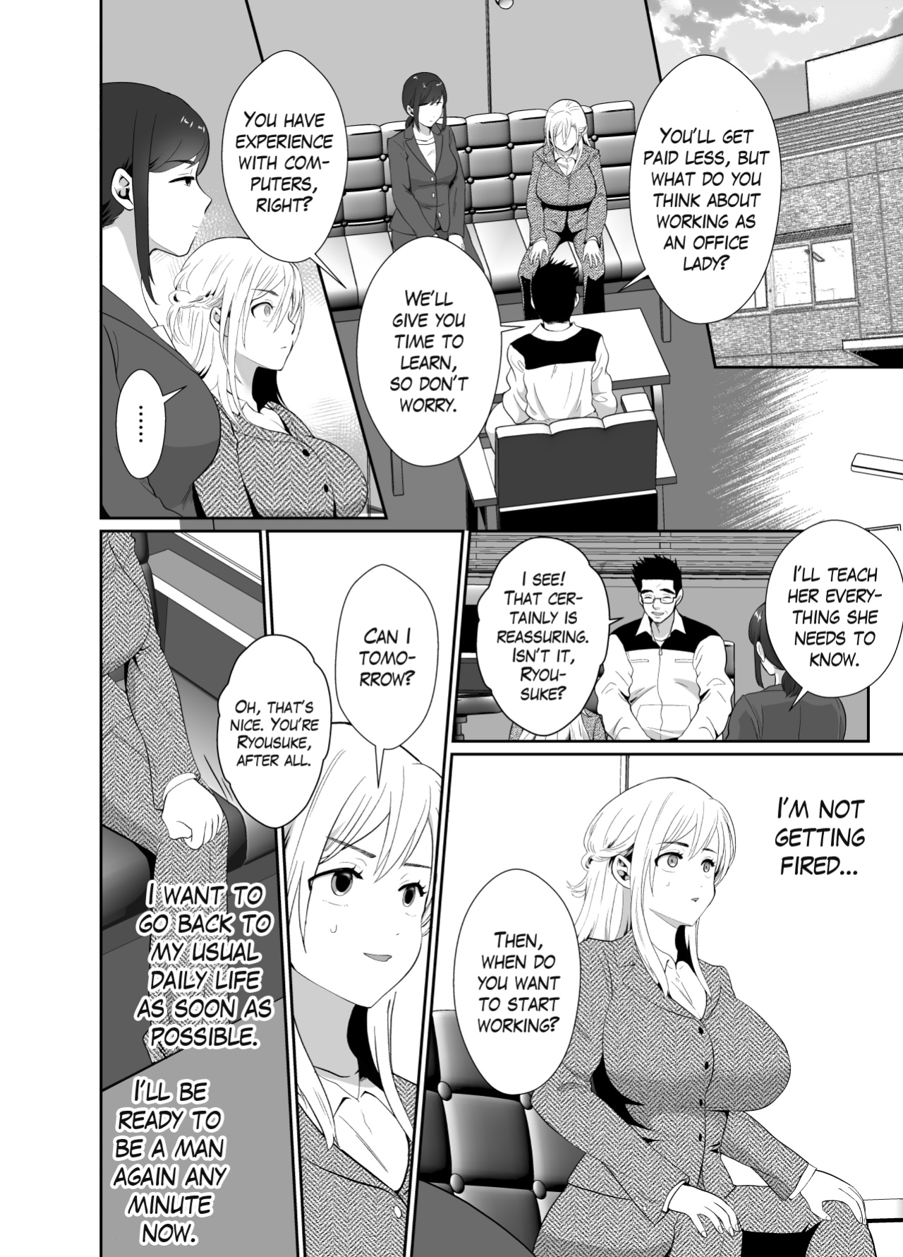 [Kinokko (Taguchi Monyata)] Uwakisyou no Otto ni Seitenkan Kusuri o Nomase Tsuzuketa Kekka | The Results of Making my Adulterous Husband Continuously Drink a Gender-Bending Drug [Blavatsky Project]