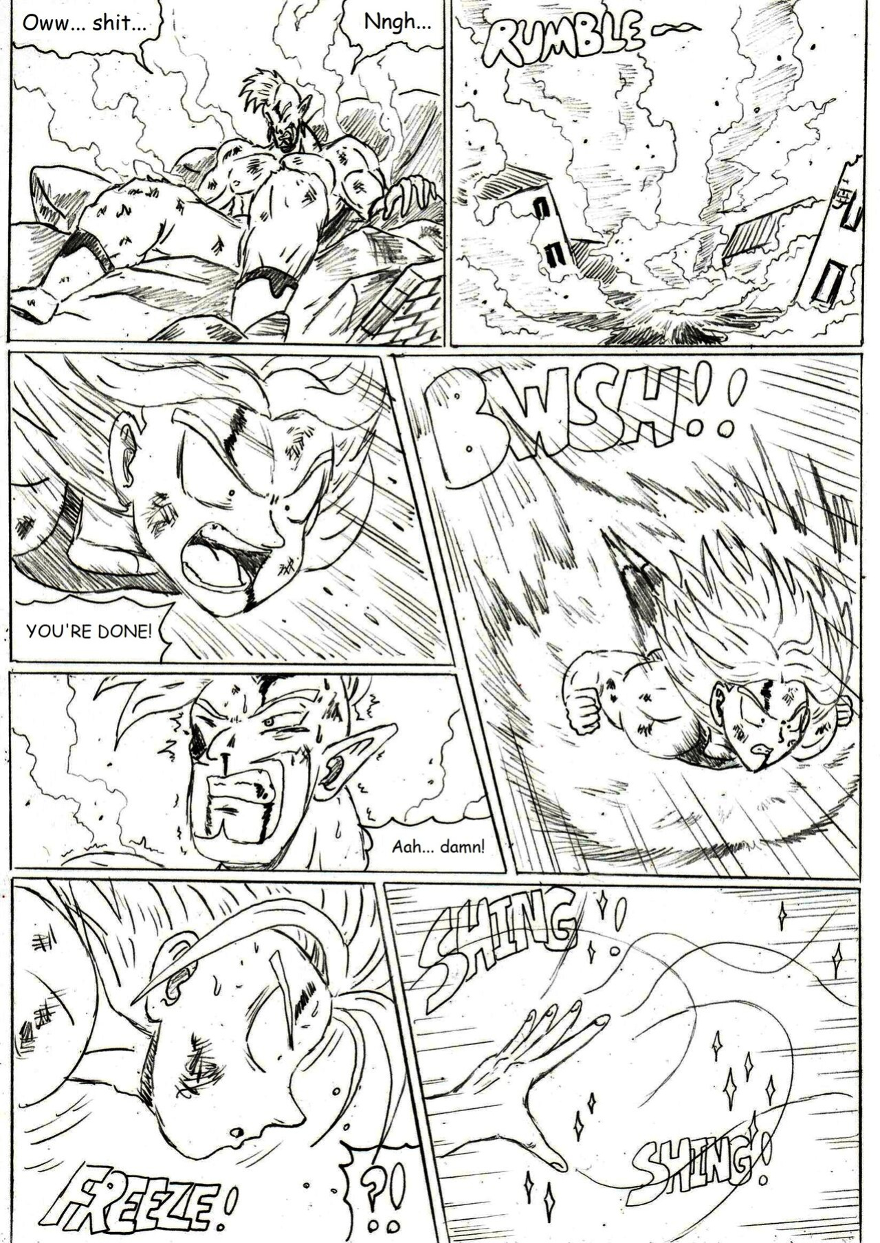 [TheWriteFiction] Dragonball Z Golden Age - Chapter 5 - Teamwork