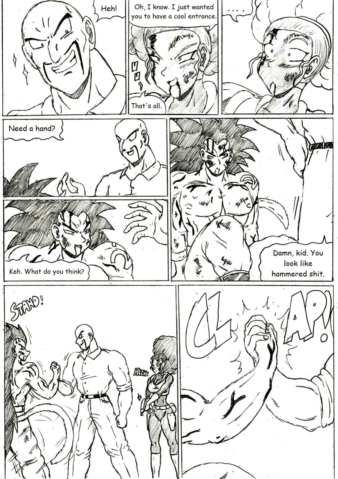 [TheWriteFiction] Dragonball Z Golden Age - Chapter 5 - Teamwork