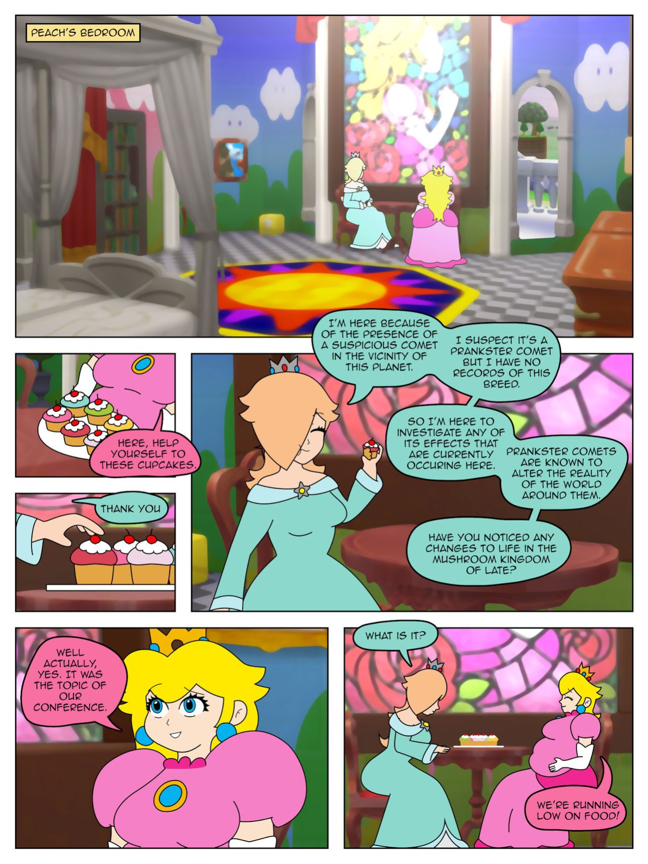 Rosalina and the Prankster Comet