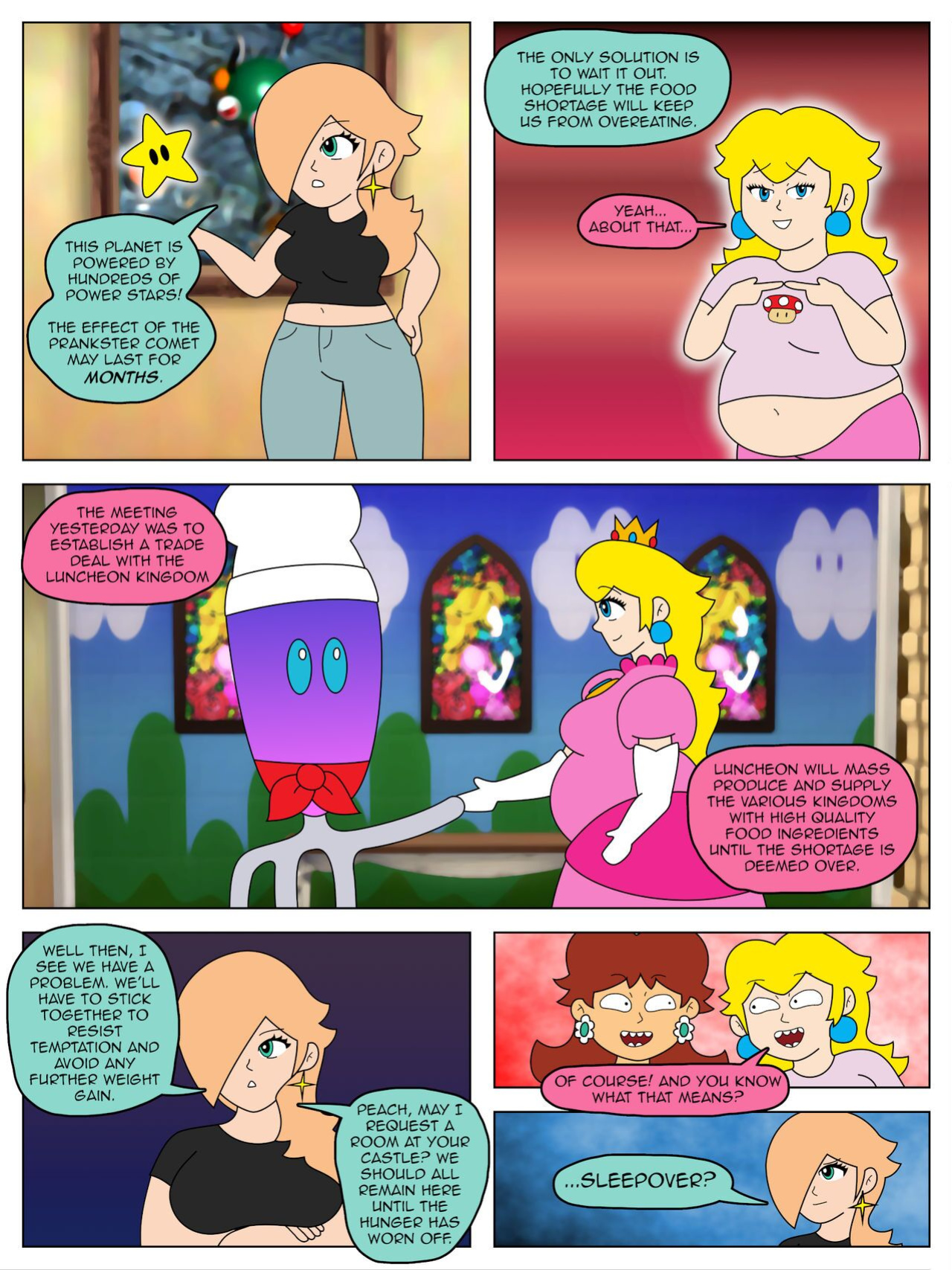 Rosalina and the Prankster Comet