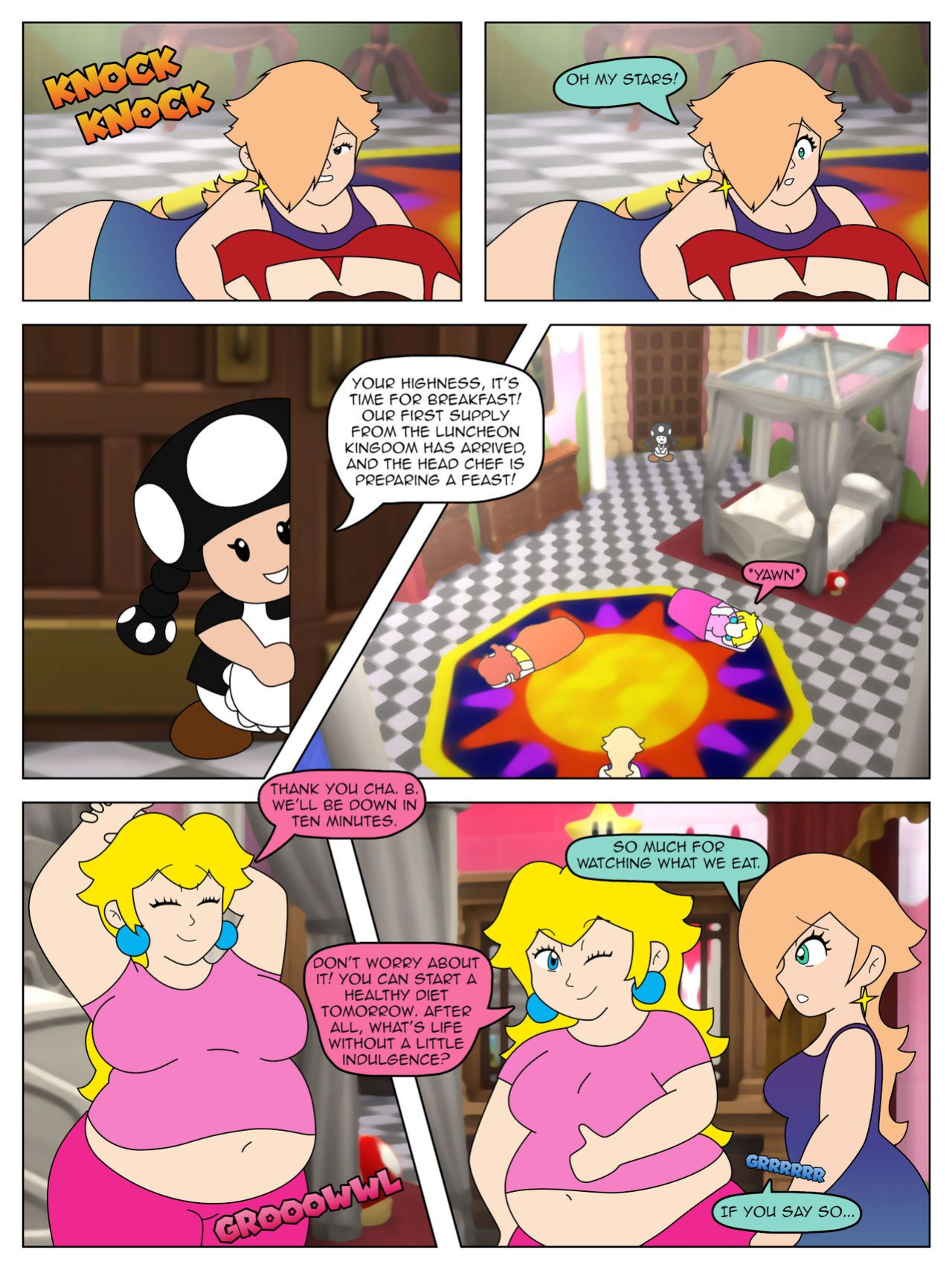 Rosalina and the Prankster Comet