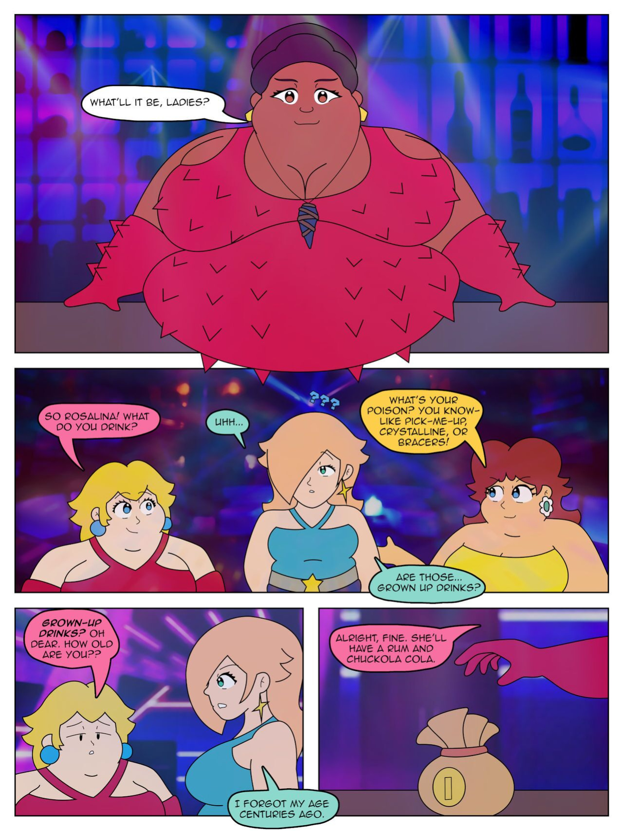 Rosalina and the Prankster Comet