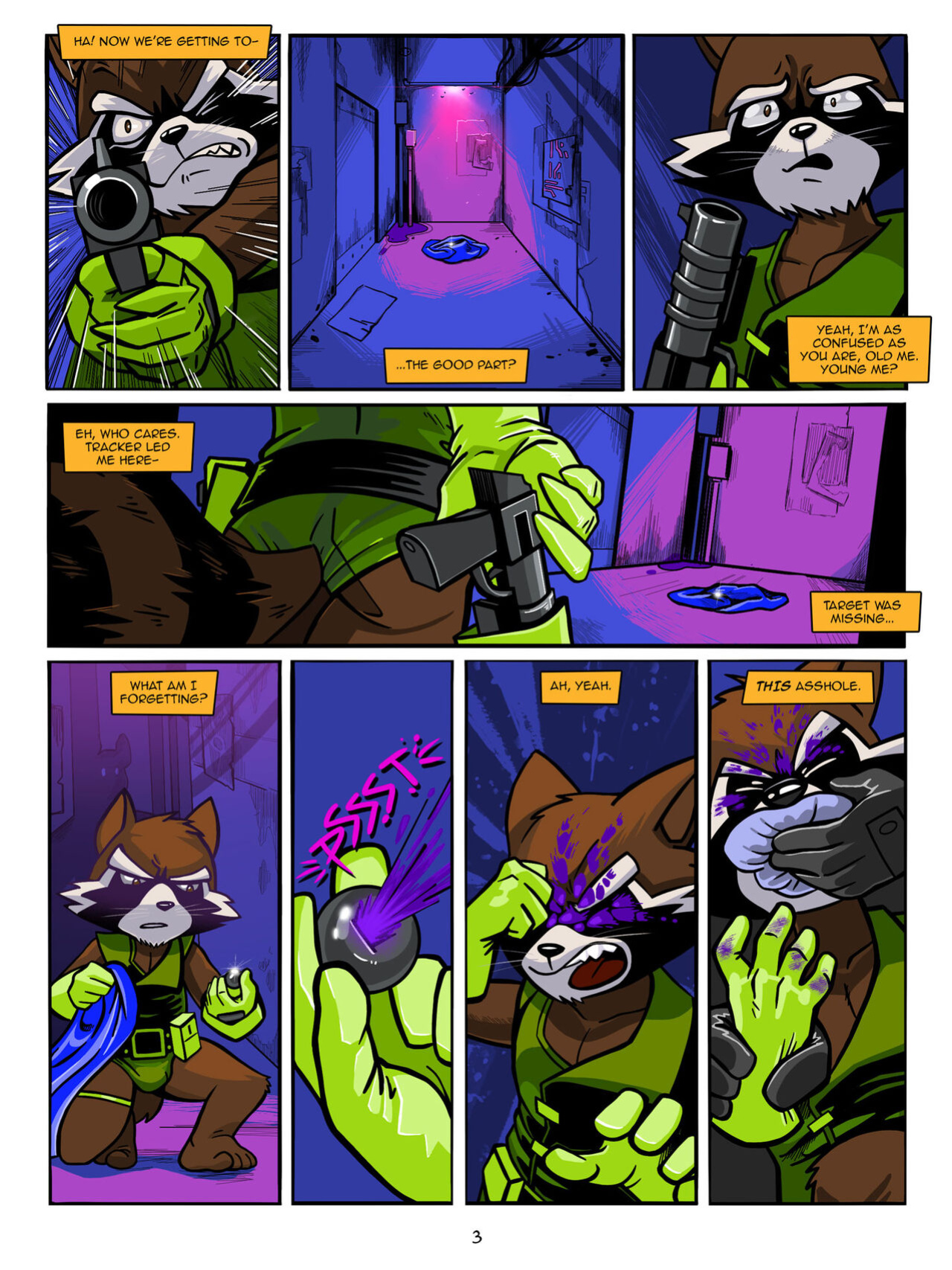 [ImpXimon] Rocket Raccoon Retro Comic