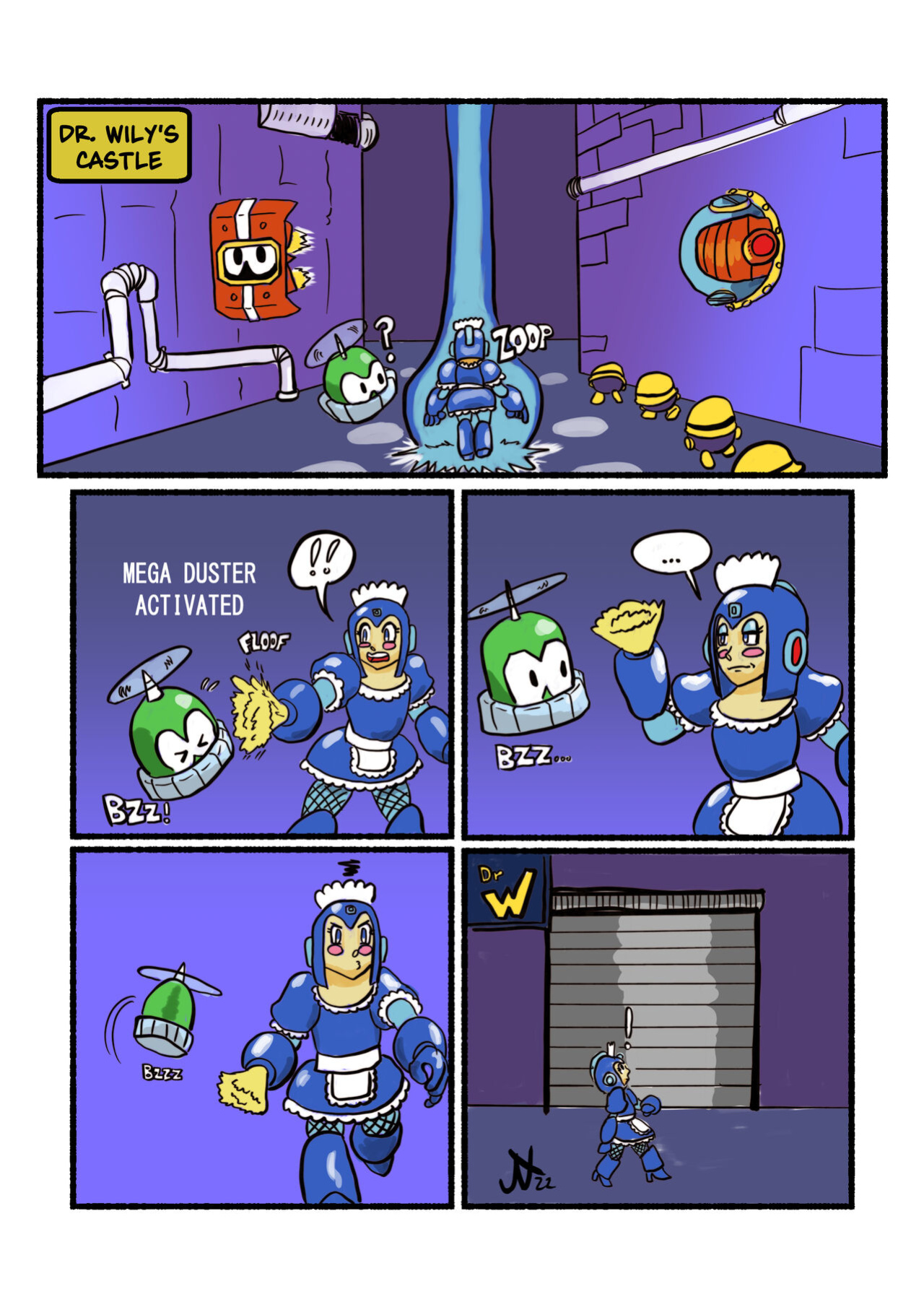 [Jo Nothing] Meido Man (Mega-man)