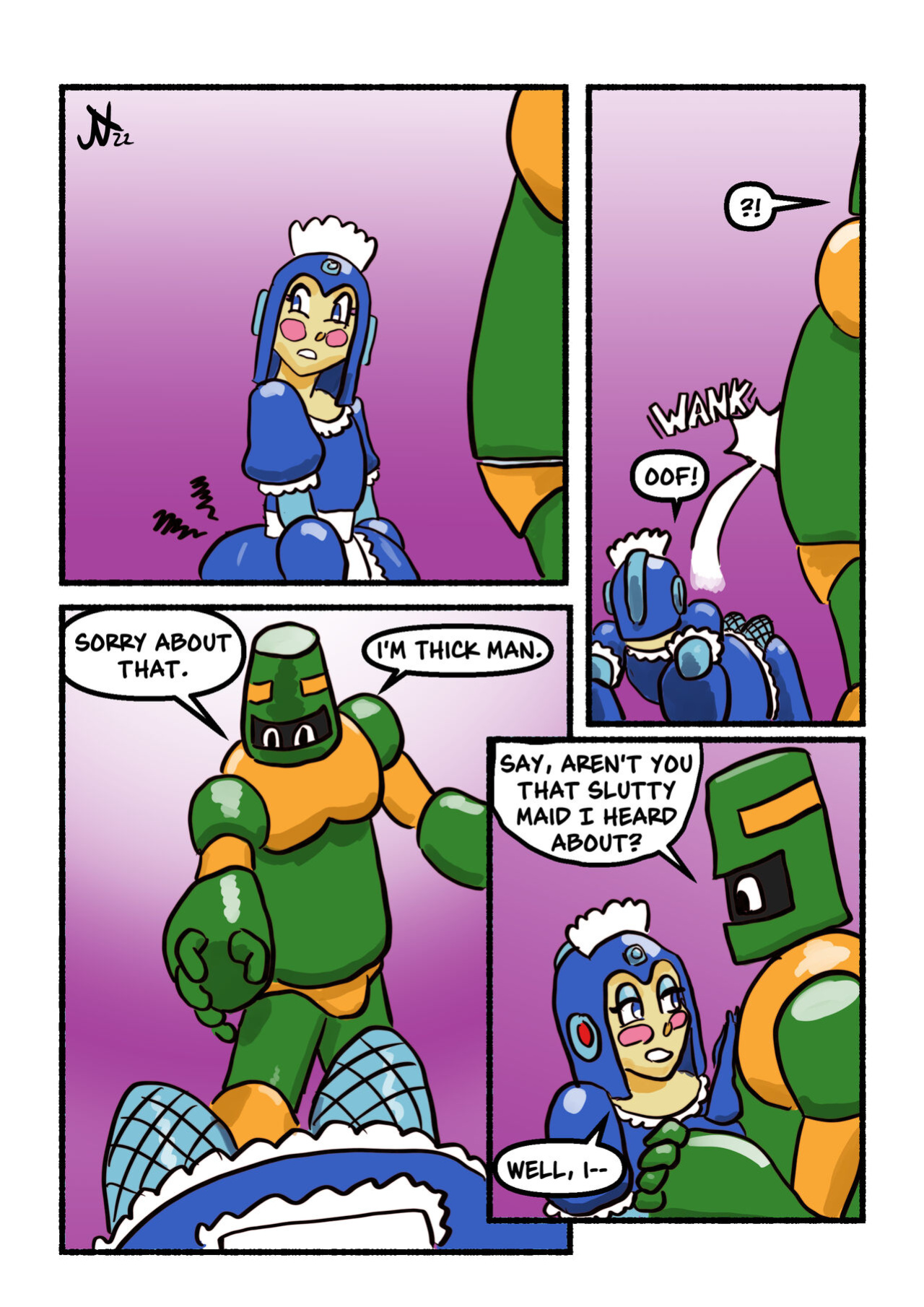 [Jo Nothing] Meido Man (Mega-man)