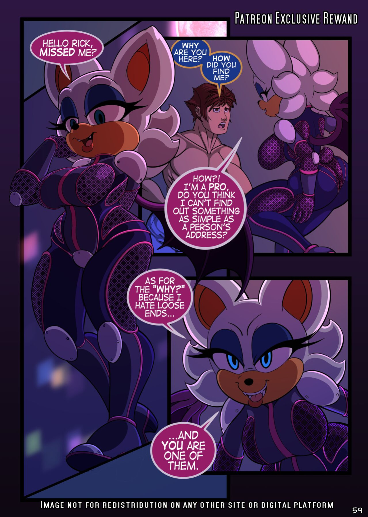 [SciFiCat] Night of The White Bat (Sonic The Hedgehog)