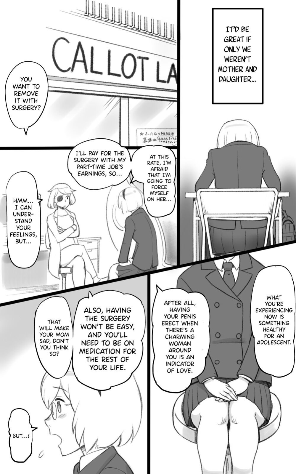 [pink-noise (Mizuiro Megane)] Futakoi ~Futanari Musume wa Mama ni Koi o Suru~ | Futakoi ~A Futanari Daughter's Love For Her Mother~ [DKKMD Translations]