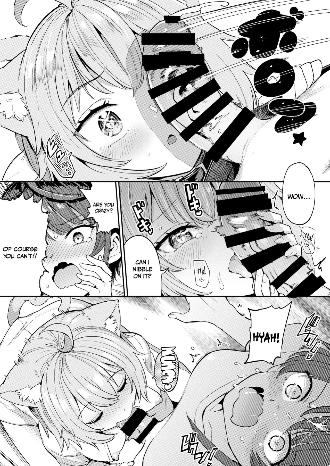[Yakitate Jamaica A (Aomushi)] Hatsujou Kiken Chitai | Sexual Excitement Danger Zone (Oozora Subaru, Nekomata Okayu)
