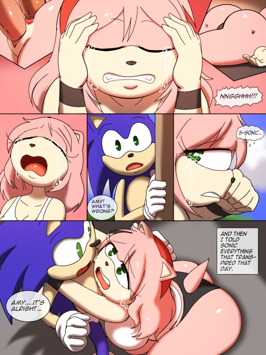 [Zaviel] Amy's Peachy Butt (Sonic The Hedgehog)
