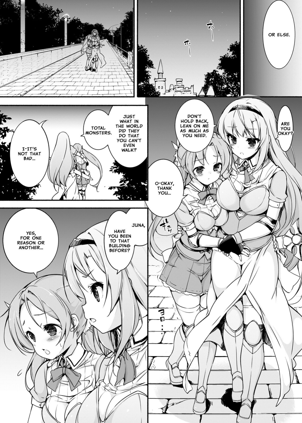 [Massaratou (Motomushi)] Onna Kishi Sei Ruruna ~Kishi Mahou Gakuen Intan~ | Maiden Knight Lilouna ~The Degenerate Knight-Mage Academy Feud~