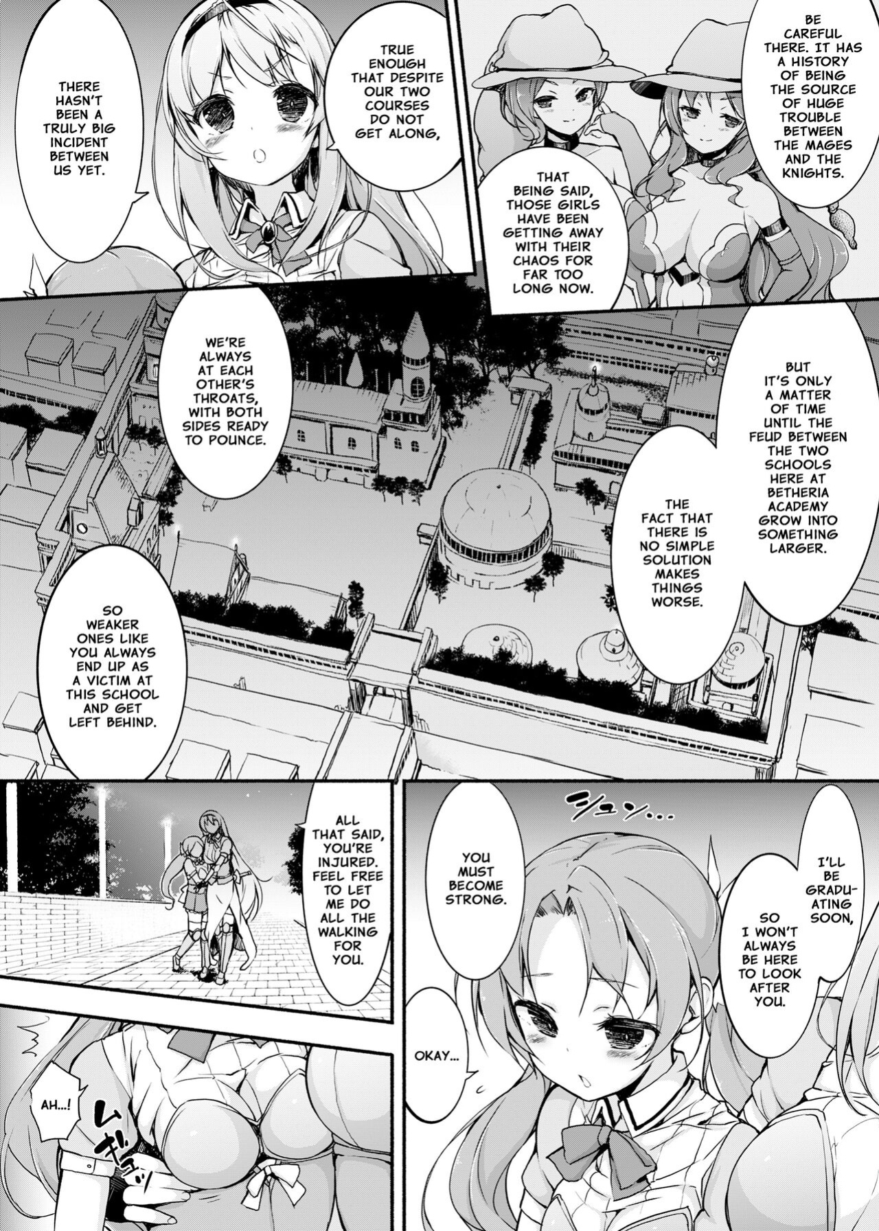 [Massaratou (Motomushi)] Onna Kishi Sei Ruruna ~Kishi Mahou Gakuen Intan~ | Maiden Knight Lilouna ~The Degenerate Knight-Mage Academy Feud~
