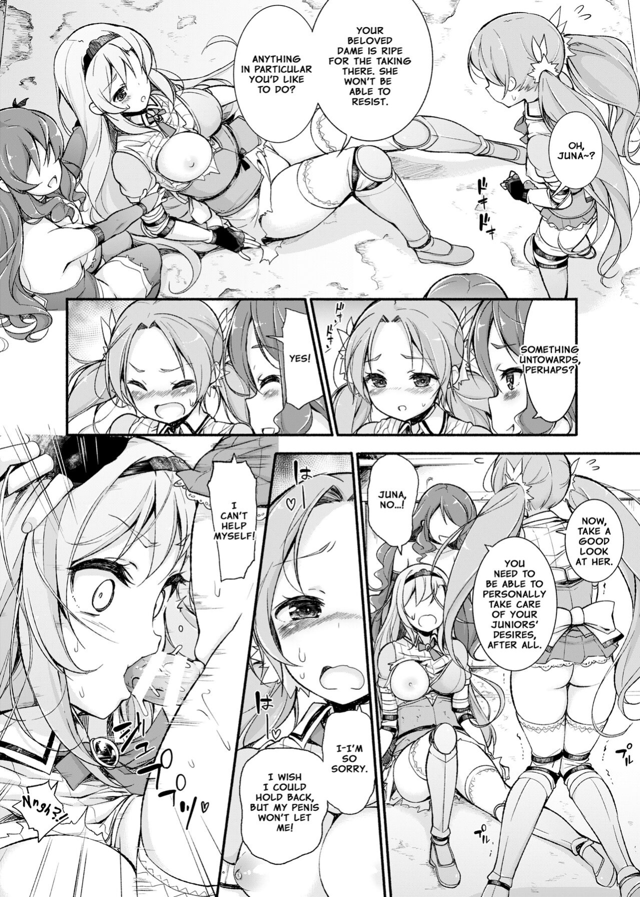 [Massaratou (Motomushi)] Onna Kishi Sei Ruruna ~Kishi Mahou Gakuen Intan~ | Maiden Knight Lilouna ~The Degenerate Knight-Mage Academy Feud~