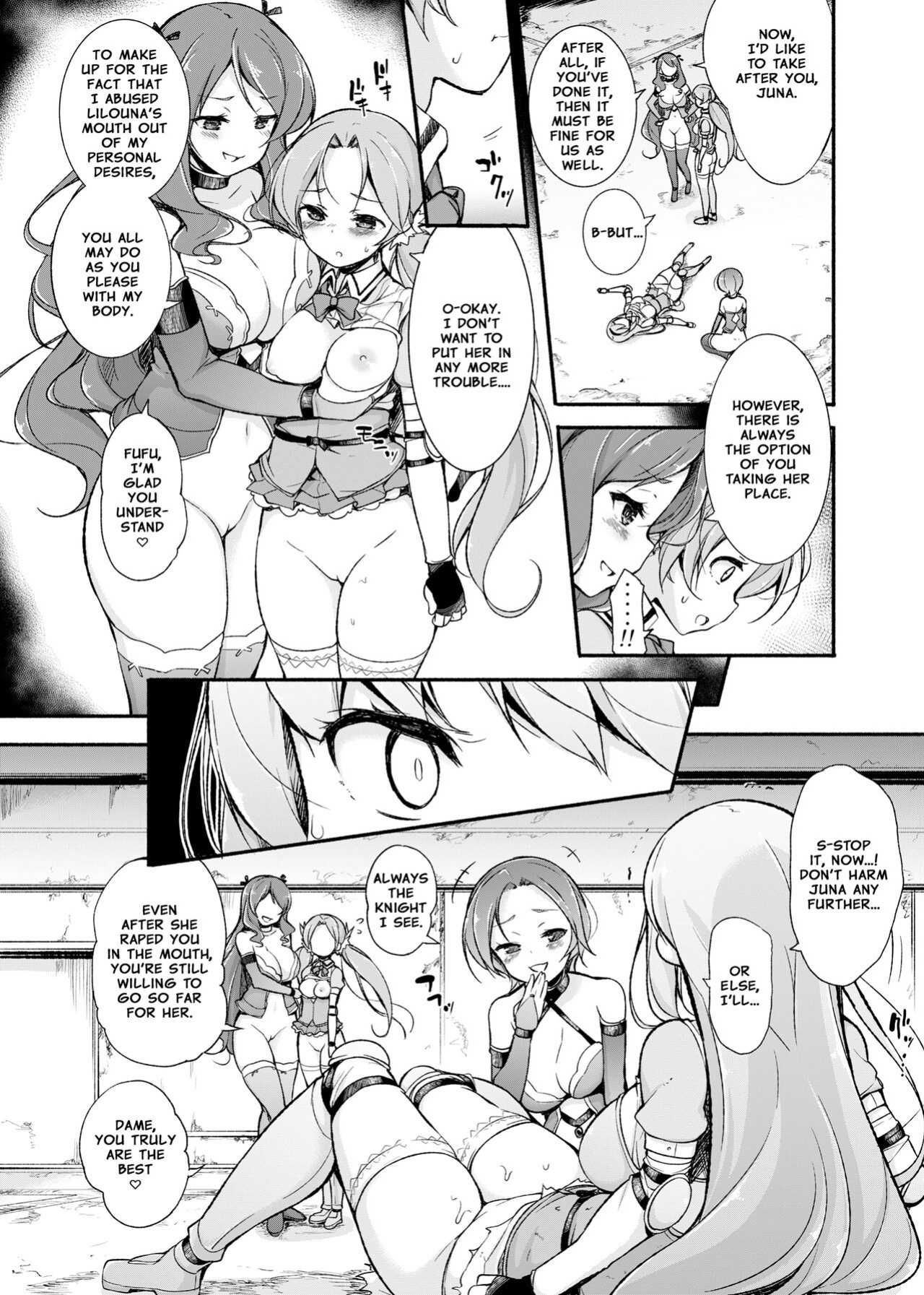 [Massaratou (Motomushi)] Onna Kishi Sei Ruruna ~Kishi Mahou Gakuen Intan~ | Maiden Knight Lilouna ~The Degenerate Knight-Mage Academy Feud~