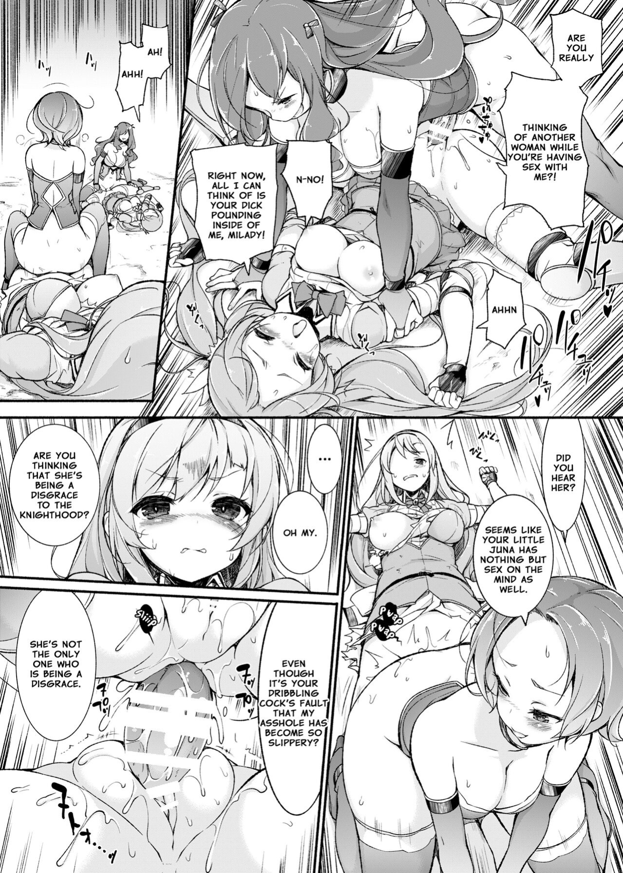 [Massaratou (Motomushi)] Onna Kishi Sei Ruruna ~Kishi Mahou Gakuen Intan~ | Maiden Knight Lilouna ~The Degenerate Knight-Mage Academy Feud~