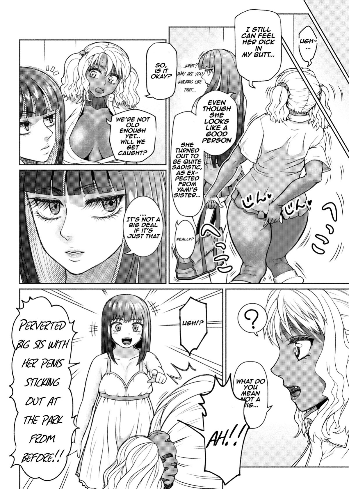 [ray-raw (Nobuhiro)] Futanari Bitch Gal wa Suki desu ka? | do you like dick girl bitch gals? 2-4