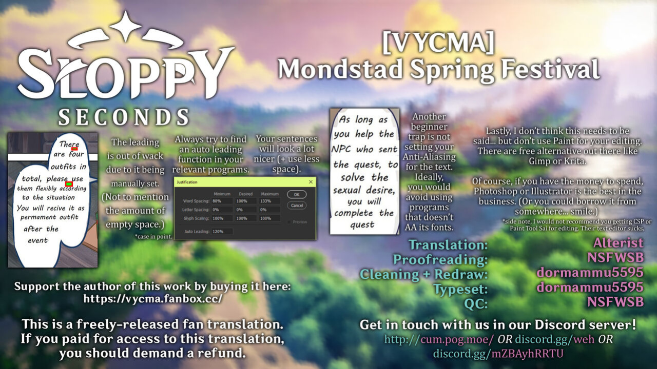 [VYCMa] Mondstadt Hot Springs Festival (Genshin Impact) [Sloppy Seconds]