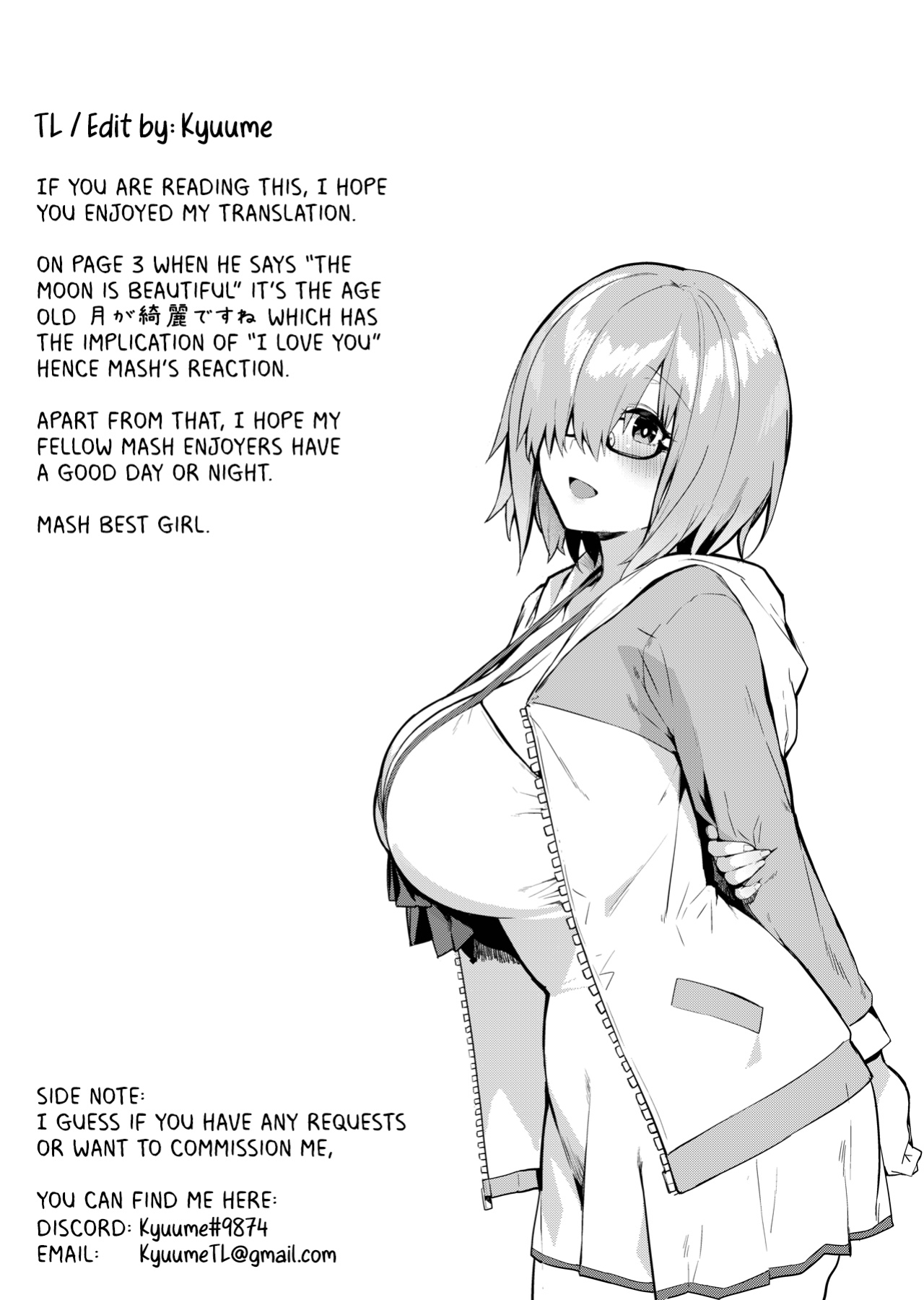 [Kakuzatou (Blue)] Mash (FGO Icha Love Ero Goudou ~Junai Tokuiten Lovedea~ (Fate/Grand Order) [Kyuume]