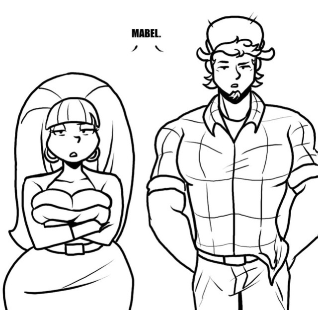 Thicc-verse Gravity Falls (Chillguydraws)