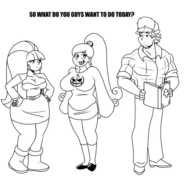 Thicc-verse Gravity Falls (Chillguydraws)