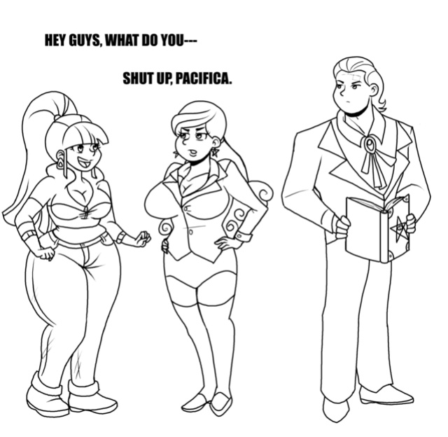 Thicc-verse Gravity Falls (Chillguydraws)