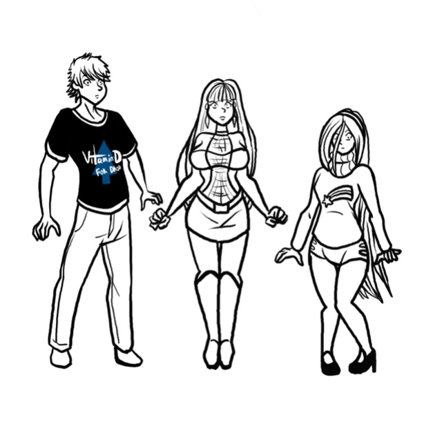 Thicc-verse Gravity Falls (Chillguydraws)