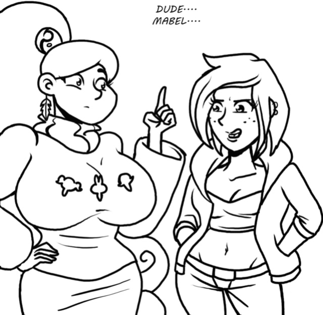 Thicc-verse Gravity Falls (Chillguydraws)