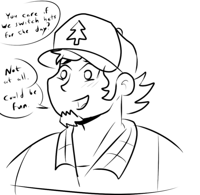 Thicc-verse Gravity Falls (Chillguydraws)