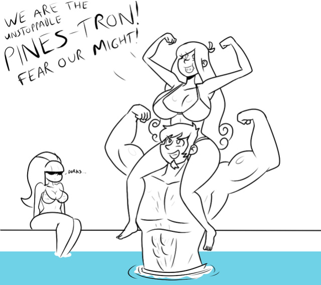 Thicc-verse Gravity Falls (Chillguydraws)