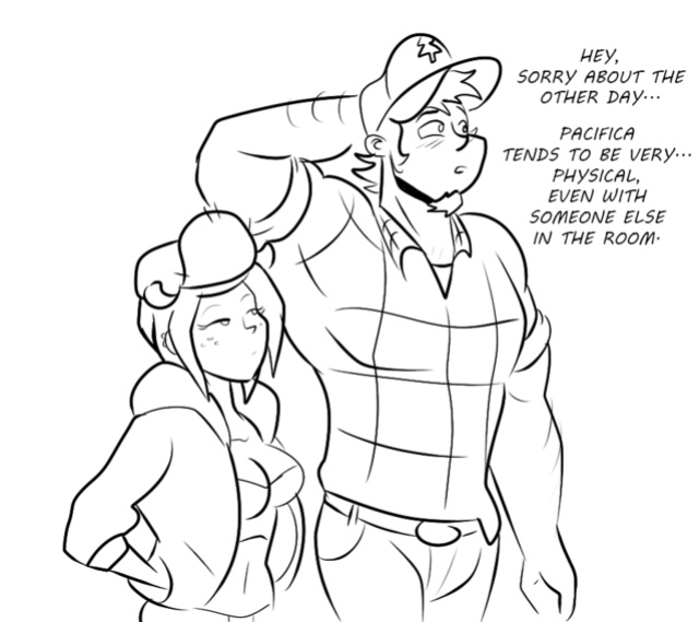 Thicc-verse Gravity Falls (Chillguydraws)