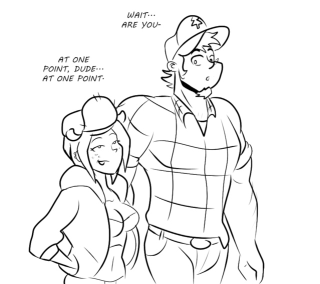 Thicc-verse Gravity Falls (Chillguydraws)