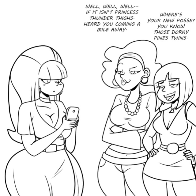 Thicc-verse Gravity Falls (Chillguydraws)