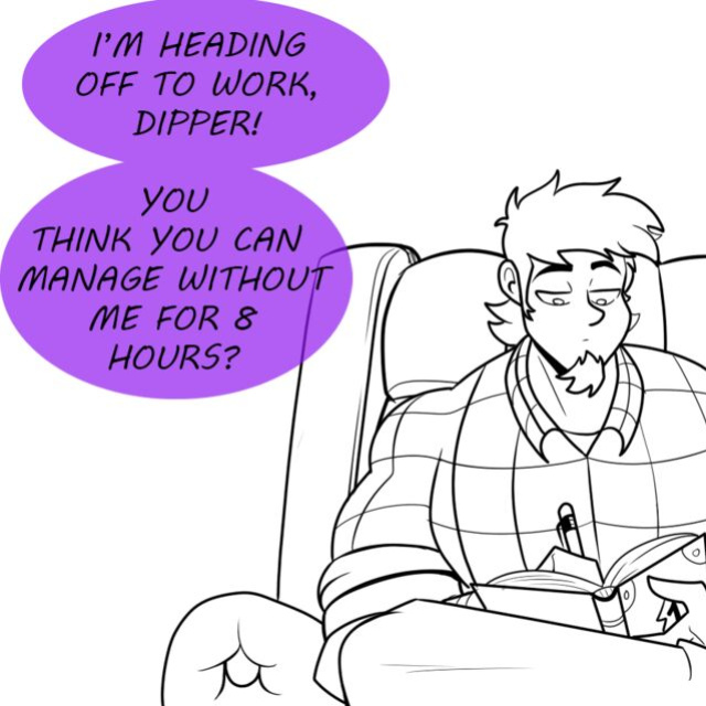 Thicc-verse Gravity Falls (Chillguydraws)