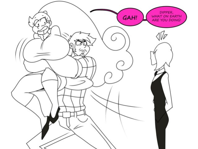 Thicc-verse Gravity Falls (Chillguydraws)