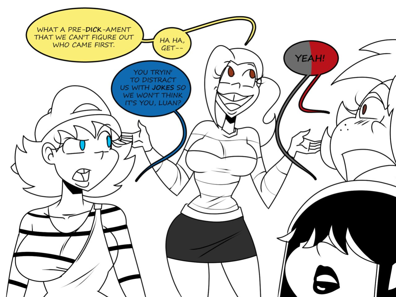 Thicc-verse Loud House (Chillguydraws)