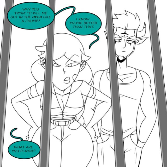 Thicc-verse Star VS The Forces Of Evil (Chillguydraws)