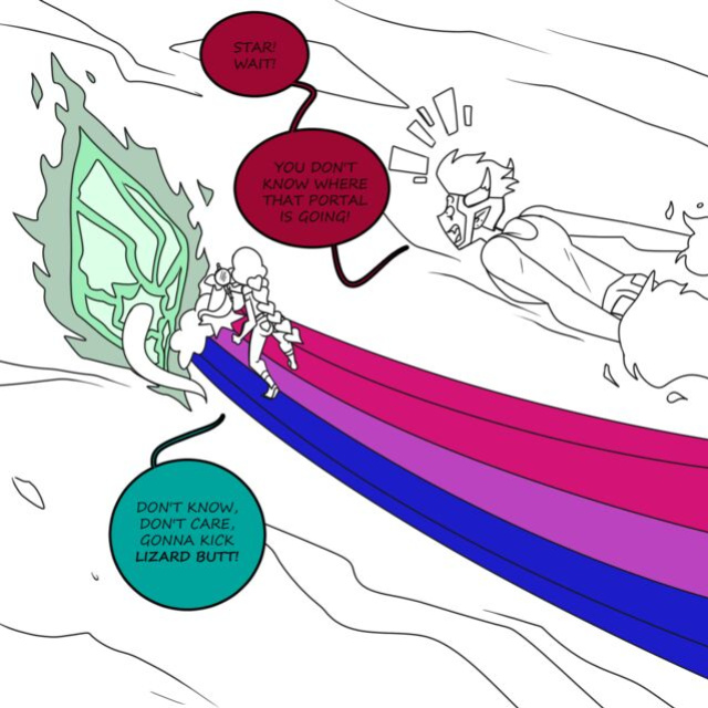 Thicc-verse Star VS The Forces Of Evil (Chillguydraws)